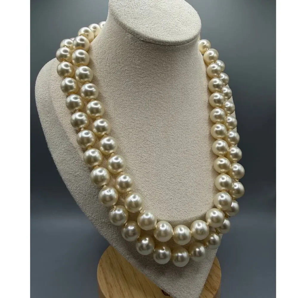 Studio Works - Pearl Bracelet NWT + Faux Pearl Necklace